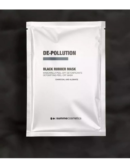 DE·POLLUTION BLACK RUBBER MASK | Detoxifizierende Peel-Off Maske mit Aktivkohle