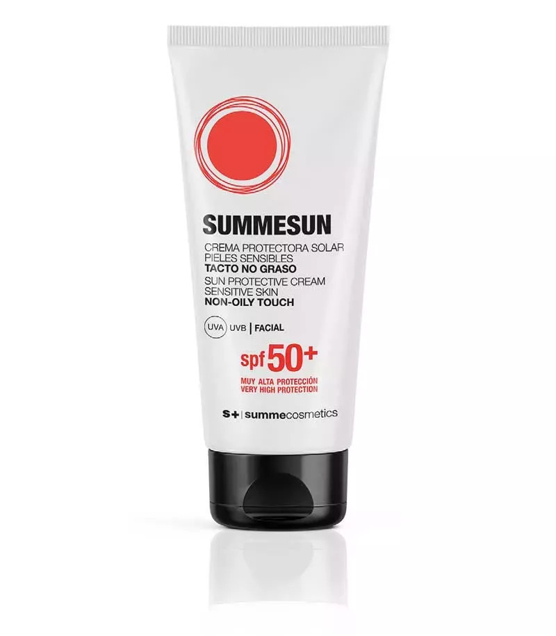 SUMMESUN SPF50+ | SONNENSCHUTZCREME FÜR EMPFINDLICHE HAUT – NICHT-FETTENDE TEXTUR (SPF 50)