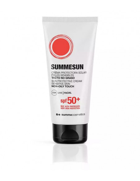 SUMMESUN SPF50+ | SONNENSCHUTZCREME FÜR EMPFINDLICHE HAUT – NICHT-FETTENDE TEXTUR (SPF 50)